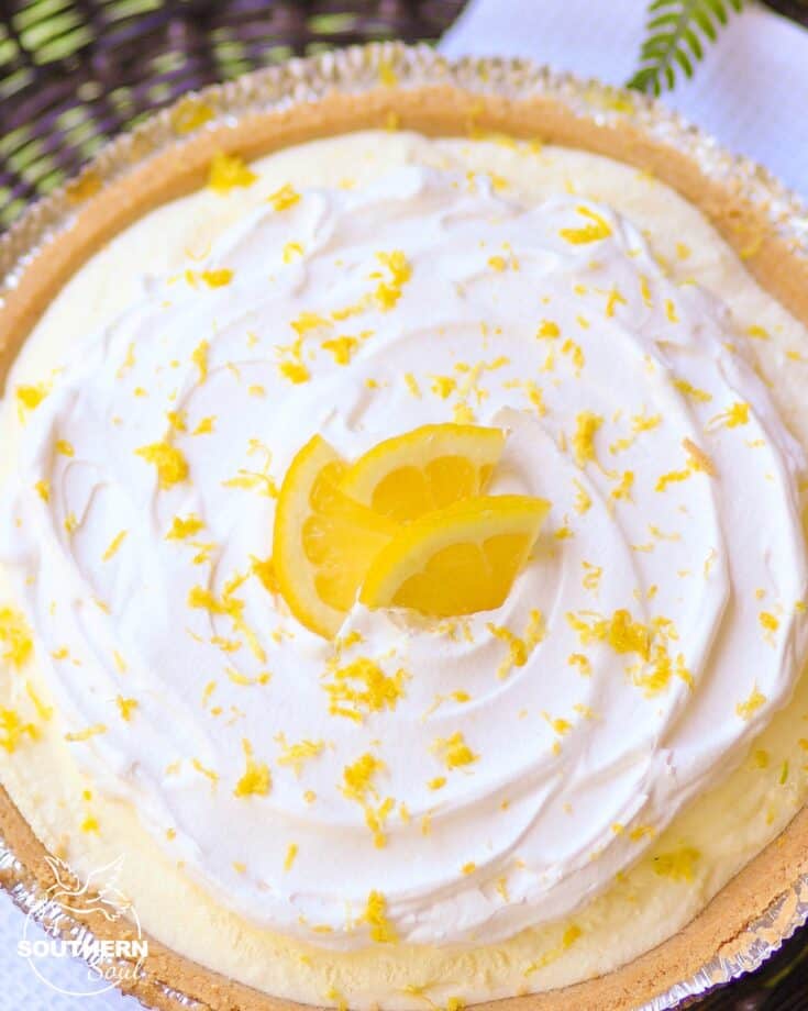 Classic Lemon Icebox Pie - A Southern Soul