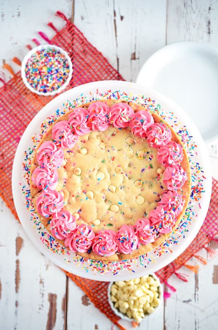 Confetti Cookie Cake