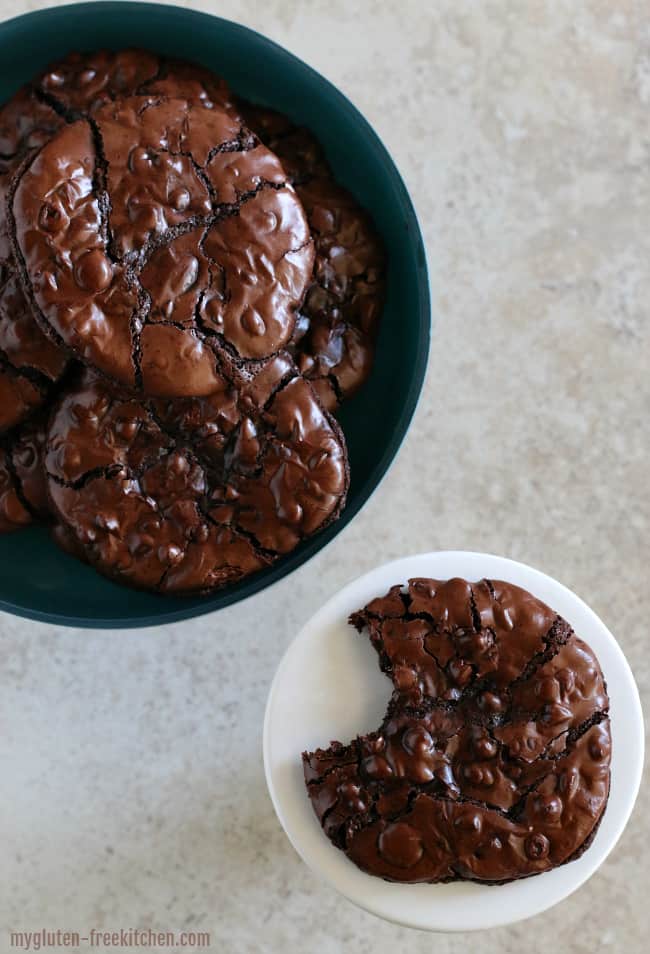 Flourless Chocolate Mudslide Cookies {gluten-free, dairy-free}