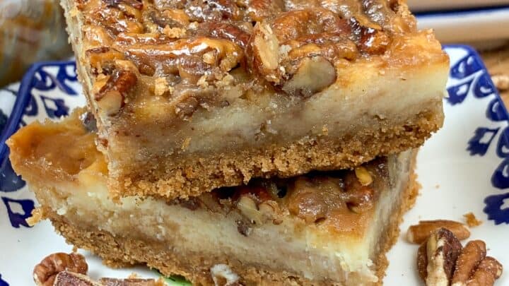 Pecan Pie Cheesecake Bars