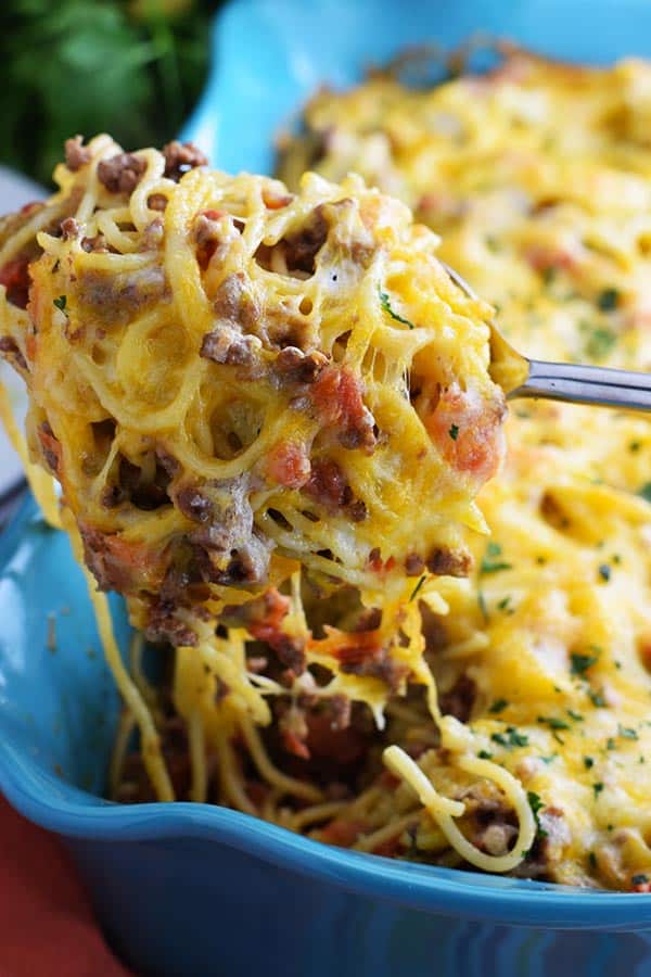 Taco Spaghetti Bake