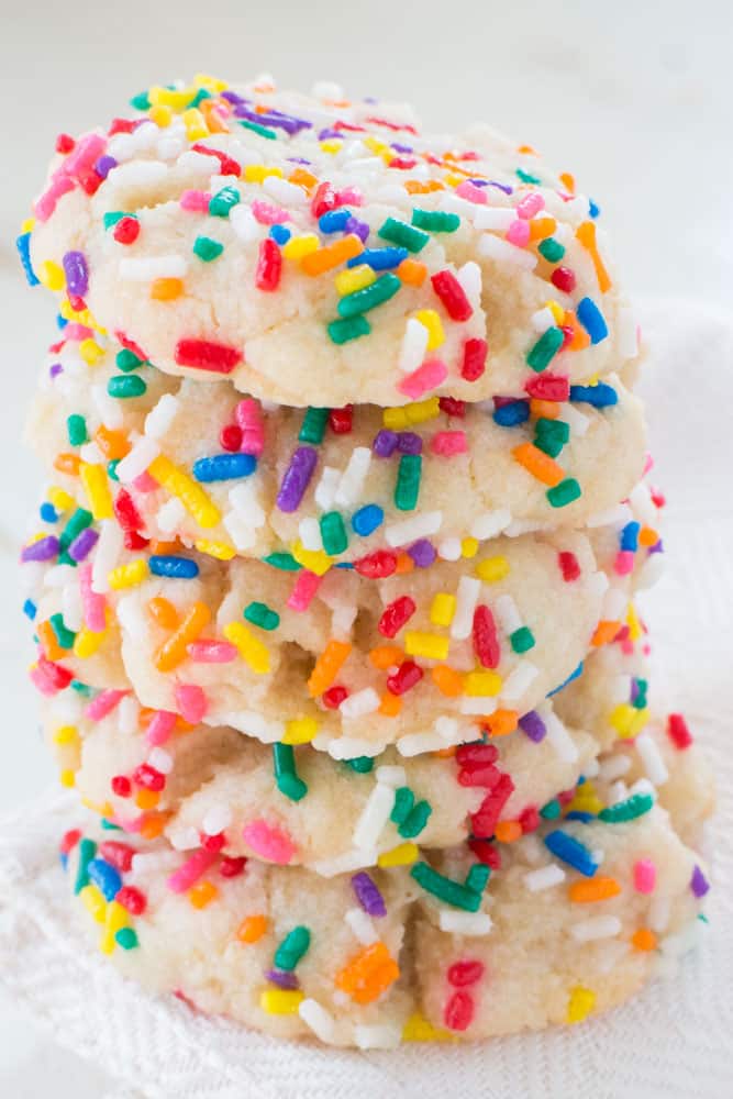 Sprinkled Butter Cookies