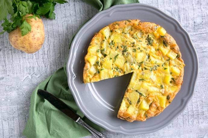 Authentic Italian Potato Frittata