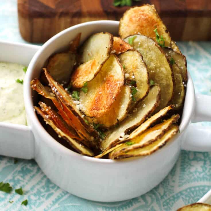 Oven Baked Potato Chips