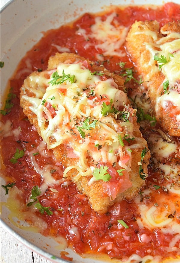 The Ultimate Chicken Parmesan Spaghetti