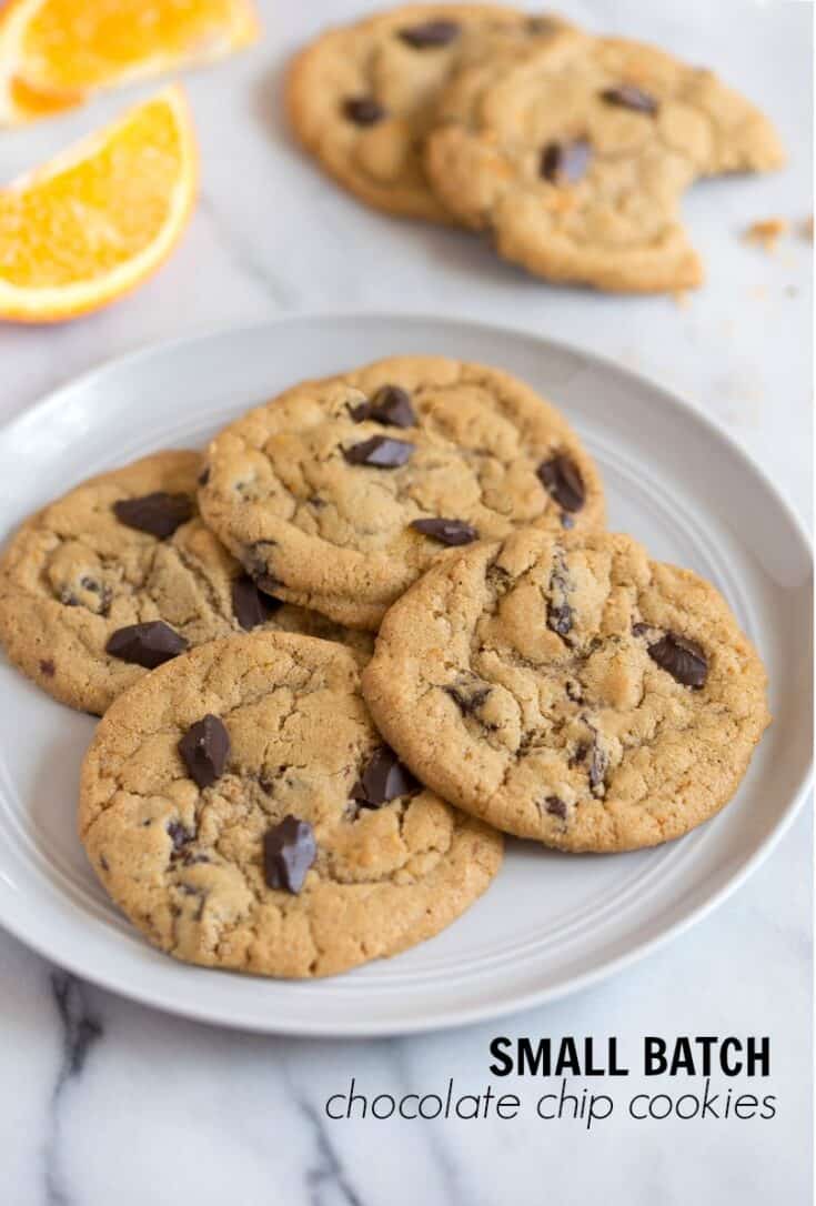 Small Batch Chocolate Chip Cookies (BEST!)