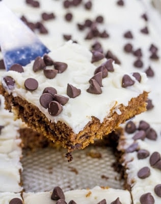 Chocolate Chip Cookie Dough Sheet Cake