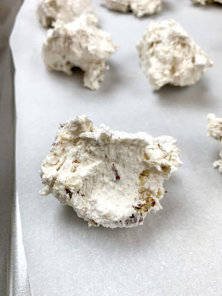 Divinity Fudge on a cookie sheet