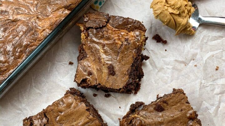 Easy Buckeye Brownies with Sweetened Condensed Milk